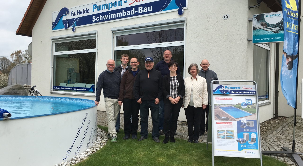 Das Team von Pumpenservice & Schwimmbadbau Heide Das Team von Pumpenservice & Schwimmbadbau Heide